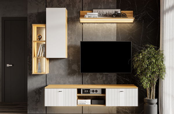 Фото Шкаф навесной Милан от производителя SV-мебель в Феодосии по цене 5 020 ₽