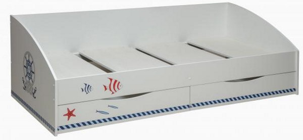 Фото Кровать односпальная Фея-3 (симметричная) (СМ 90х200) с основанием от производителя Олмеко в Феодосии по цене 14 030 ₽