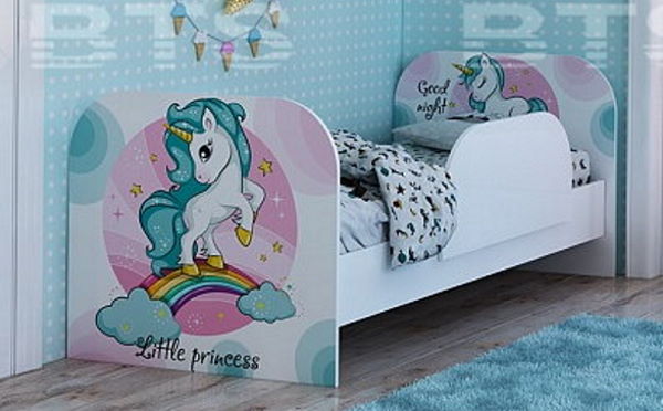 Фото Кровать детская Тойс КР-08 (СМ 80х180) от производителя БТС  в Феодосии по цене 10&nbsp;440 ₽