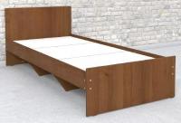 Кровать односпальная К-10 (СМ 80х200) комплектуется настилом ( 80х200 , ЛДСП , венге , без подъемного мех. , без ящиков , без матраса (Ромис) ) в Феодосии от производителя 