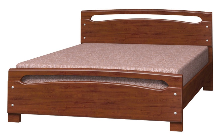 Фото Кровать двуспальная Камелия-2 (СМ 140х200) без основания с универсальными царгами от производителя Браво-мебель в Феодосии по цене 21&nbsp;830 ₽