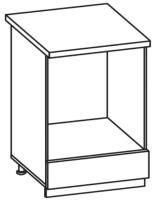 Фото shkaf-pod-dukhovku-kukhonnuyu кухня селена к-80 (к-56) стол под духовку 600 производитель Ставрополь Мебель