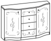 Фото Комод Сильвия от производителя Ставрополь Мебель в Феодосии по цене 14&nbsp;040 ₽