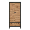 Фото Шкаф Loft SZF2D1S (62) двухдверный от производителя Black Red White (БРВ) в Феодосии по цене 26&nbsp;620 ₽