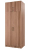 Шкаф с перегородкой (80) двухдверный (ясень шимо , ясень шимо ,(БТС))