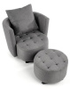 Фото Комплект Halmar Hampton (кресло для отдыха + подставка для ног) от производителя Halmar  в Феодосии по цене 48&nbsp;790 ₽