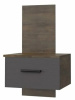 Фото Тумба прикроватная навесная Куба от производителя Браво-мебель в Феодосии по цене 5&nbsp;780 ₽