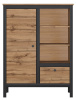 Фото Шкаф Loft REG1D1S/90 от производителя Black Red White (БРВ) в Феодосии по цене 16&nbsp;360 ₽