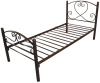 Фото Кровать односпальная Юлия-2-800 (СМ 80х190) основание металл трубка  от производителя Металл-Конструкция в Феодосии по цене 10&nbsp;710 ₽