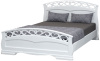 Фото Кровать двуспальная Грация-1 (СМ 160х200) без основания с универсальными царгами от производителя Браво-мебель в Феодосии по цене 19&nbsp;850 ₽